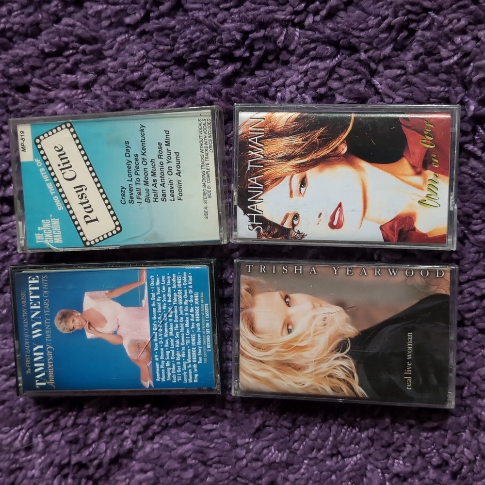 Vintage Women Country Cassette tape bundle